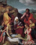 The dead Christ of Latter-day Saints and Notre Dame, Andrea del Sarto